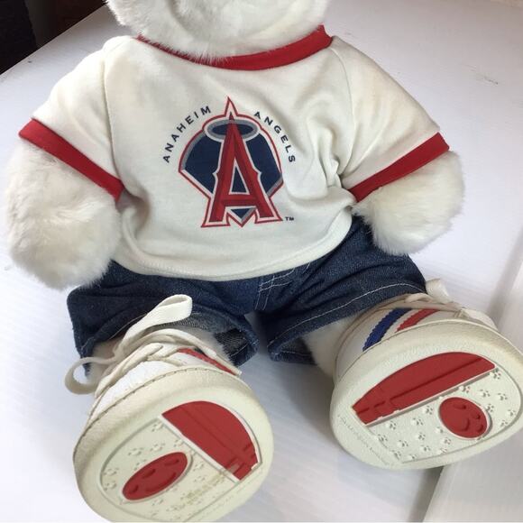 BUILD-A-BEAR Anaheim Angels White Polar Bear Plush Doll - Picture 4 of 6